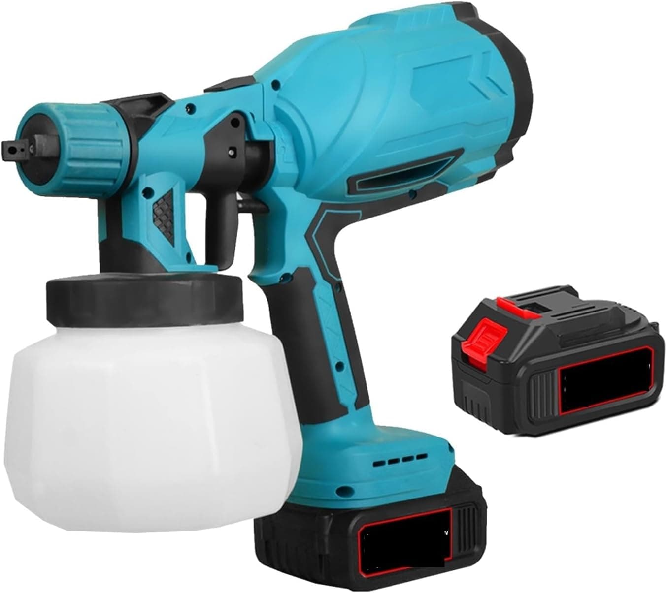 Pistola para pintar eléctrica inalámbrica con doble batería - 2